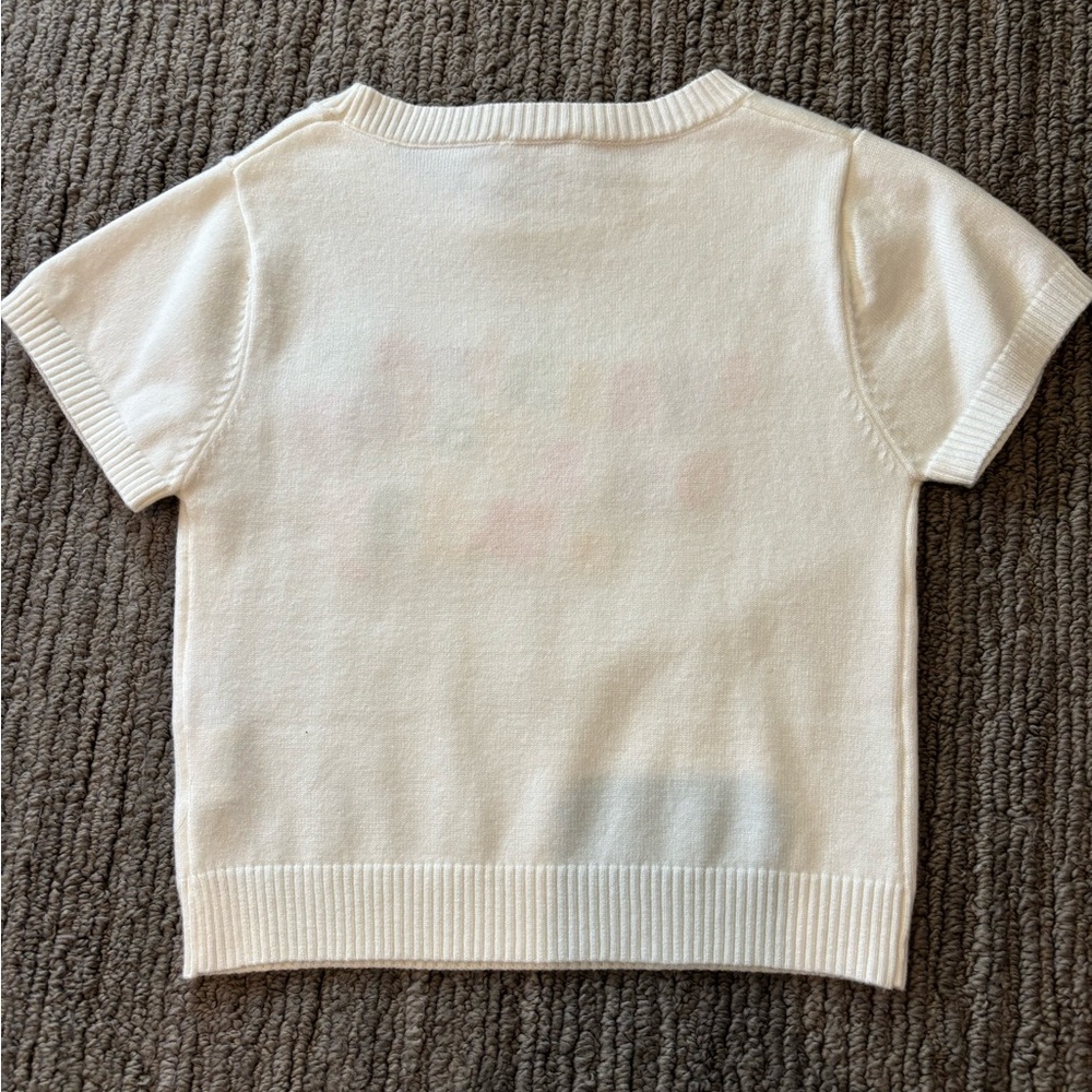 NEW Princess Polly is White Graphic knit top - Picture 11 of 15
